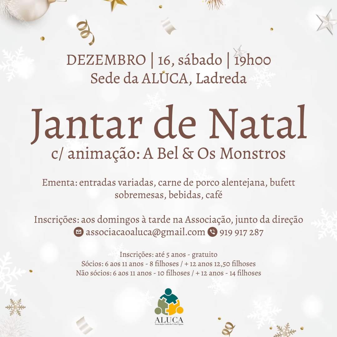Read more about the article Jantar de Natal – 16 dezembro