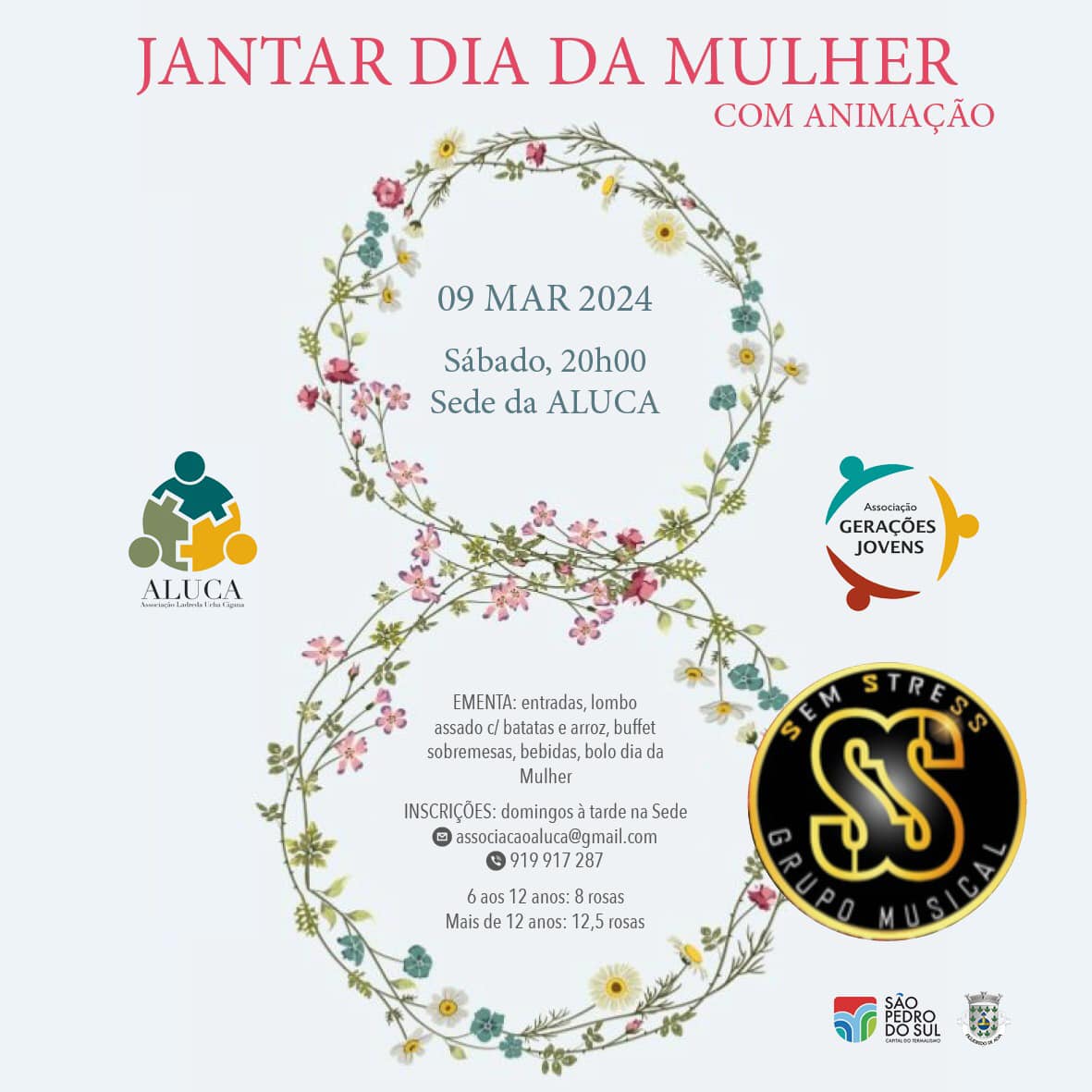 You are currently viewing Jantar do dia da Mulher (Com animação)