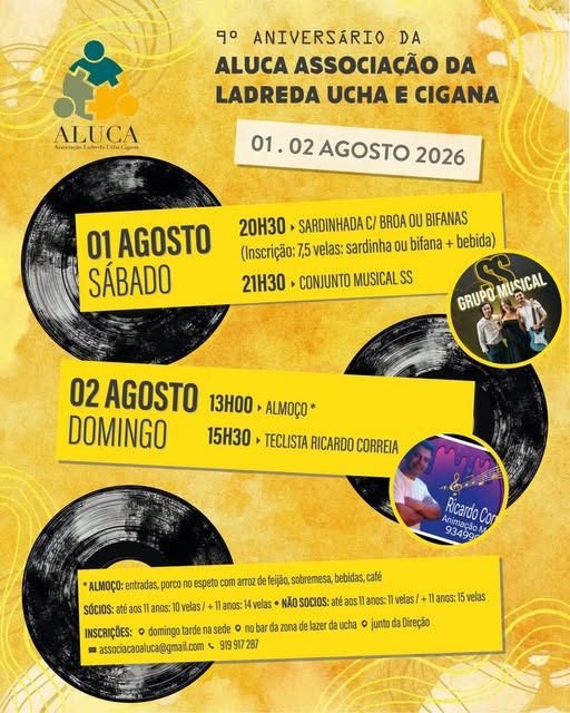You are currently viewing 9.º Aniversário da ALUCA promete um fim de semana de convívio e animação